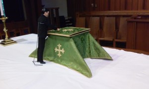 Fr. Kenny is such a micro-manager, he should trust the Altar Guild, they know what they are doing.