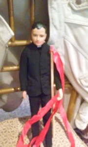 wave the red banner for the happy couple!