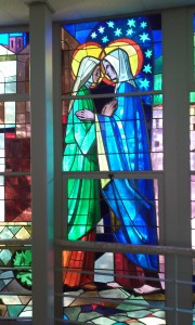 St. Julie and the Virgin Mary